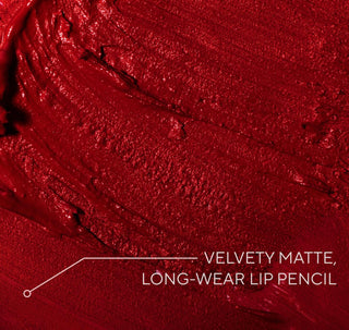 Image of Swatch Color showcasing Mirabella Matte Bold Perfect Red Lipstick Longwear Color velvet red lip crayon