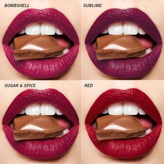 Mirabella Beauty's chocolate-inspired lip products for World Chocolate Day