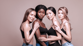 Mirabella Beauty Diverse Models on Nude Background