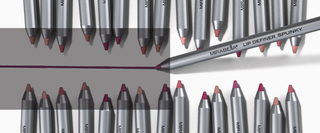 Mirabella Lip Liner Pencil Banner for Homepage showing the shade range offering on a white background.