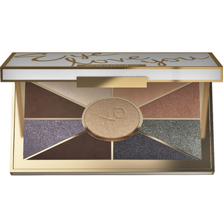 Mirabella Rendezvous Eye Shadow Palette opened on a white background featuring six warm-toned shades, ideal for creating soft, romantic eye looks.