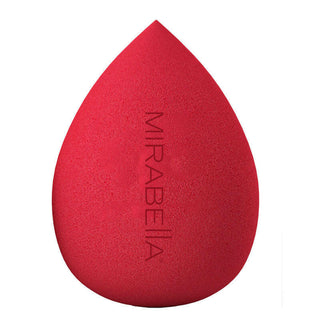 Mirabella Precision Red Pro Makeup Sponge, a high-quality, soft sponge for seamless foundation and concealer application on white background