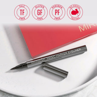 Mirabella Magic Marker Eyeliner: Gluten-free, paraben-free formula for bold, precise lines, long-lasting, smudge-proof wear