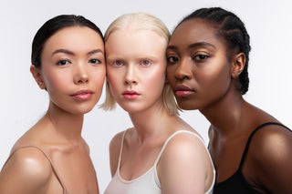 Diverse models showing unique styles, reflecting Mirabella Beauty's commitment to individuality and universal beauty standards.