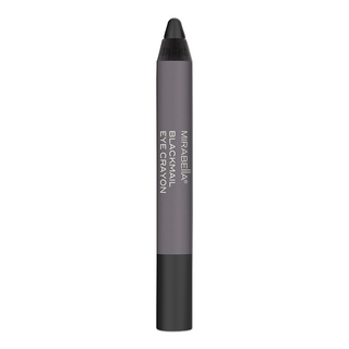 Mirabella Blackmail Eye Crayon - Displays rich black pigment & creamy texture, perfect for bold, long-lasting eye makeup on white background